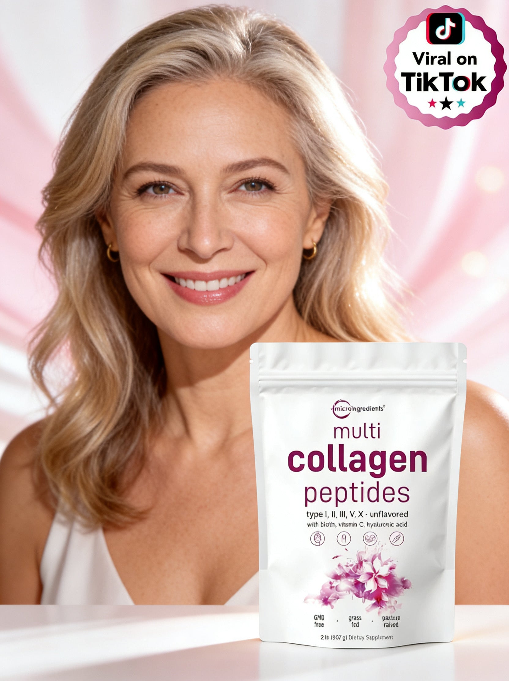Multi Colágeno Hidrolizado Premium (Tipos I, II, III, V, X)