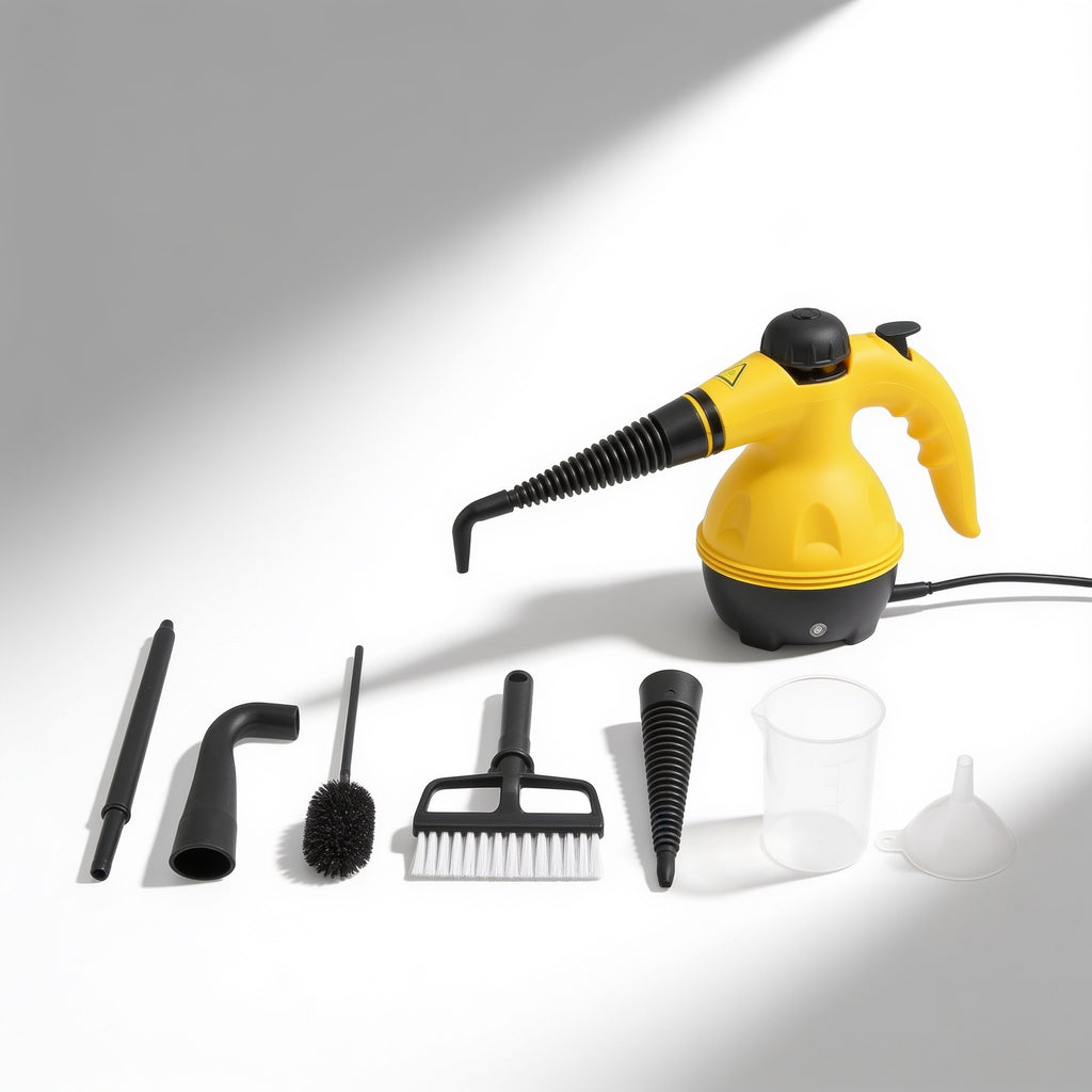 Limpieza a vapor de ventanas y vidrios con accesorio limpia-vidrios PuroVapor™